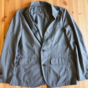 Rohan Fusion Blazer‎ Mens Gray Lightweight Two Button Sport Coat Jacket Size 40